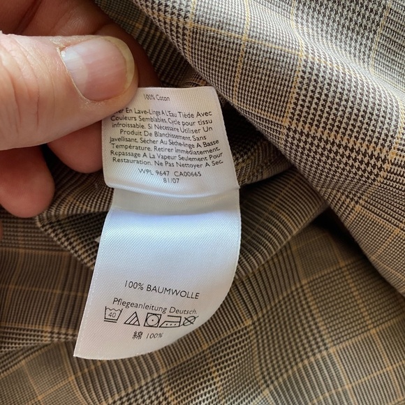 Eddie Bauer Beige/Tan‎ Men's Classic Fit Long Sleeve Button Up Shirt Size TXL - Picture 7 of 13